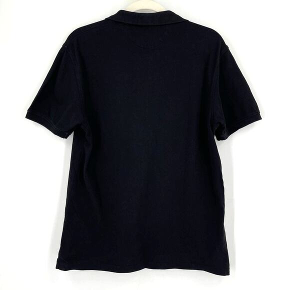 Zara Black Polo Shirt Large - Picture 2 of 4